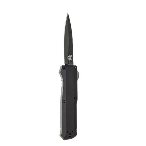 Benchmade Precipice Black Blade Spear Point Automatic Knife